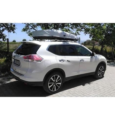 Car Roof Box Cargo Luggage Travel Box 480 LT Matt White