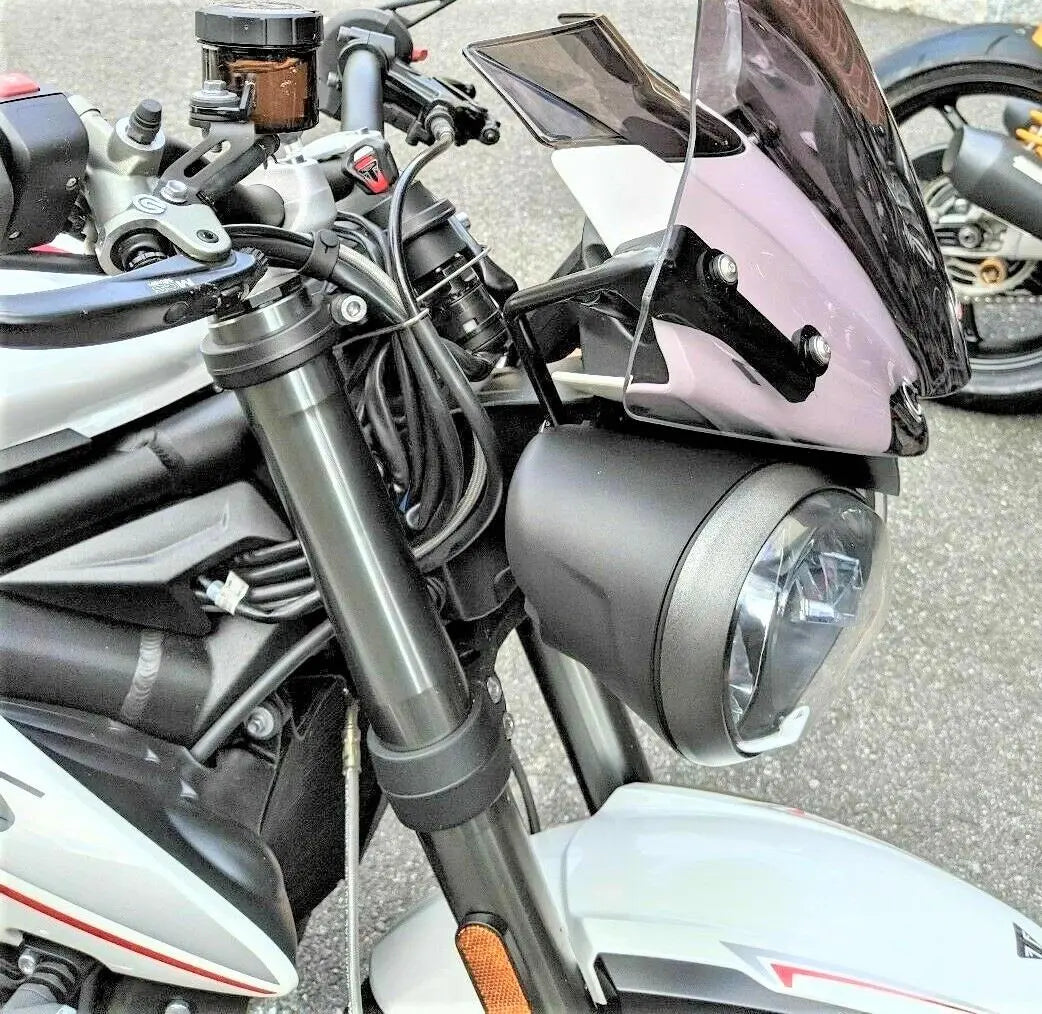 Triumph Street Triple R/RS/S660 17-19/Speed Triple 18-20 windscreen Smoke