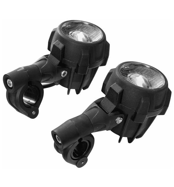 Universal Motorcycle Fog Light Pair LED Spotlights X2