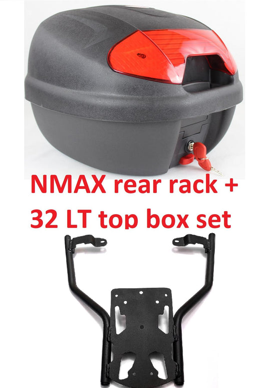 Yamaha NMAX125 luggage carrier + 32 LT top box SET *European made