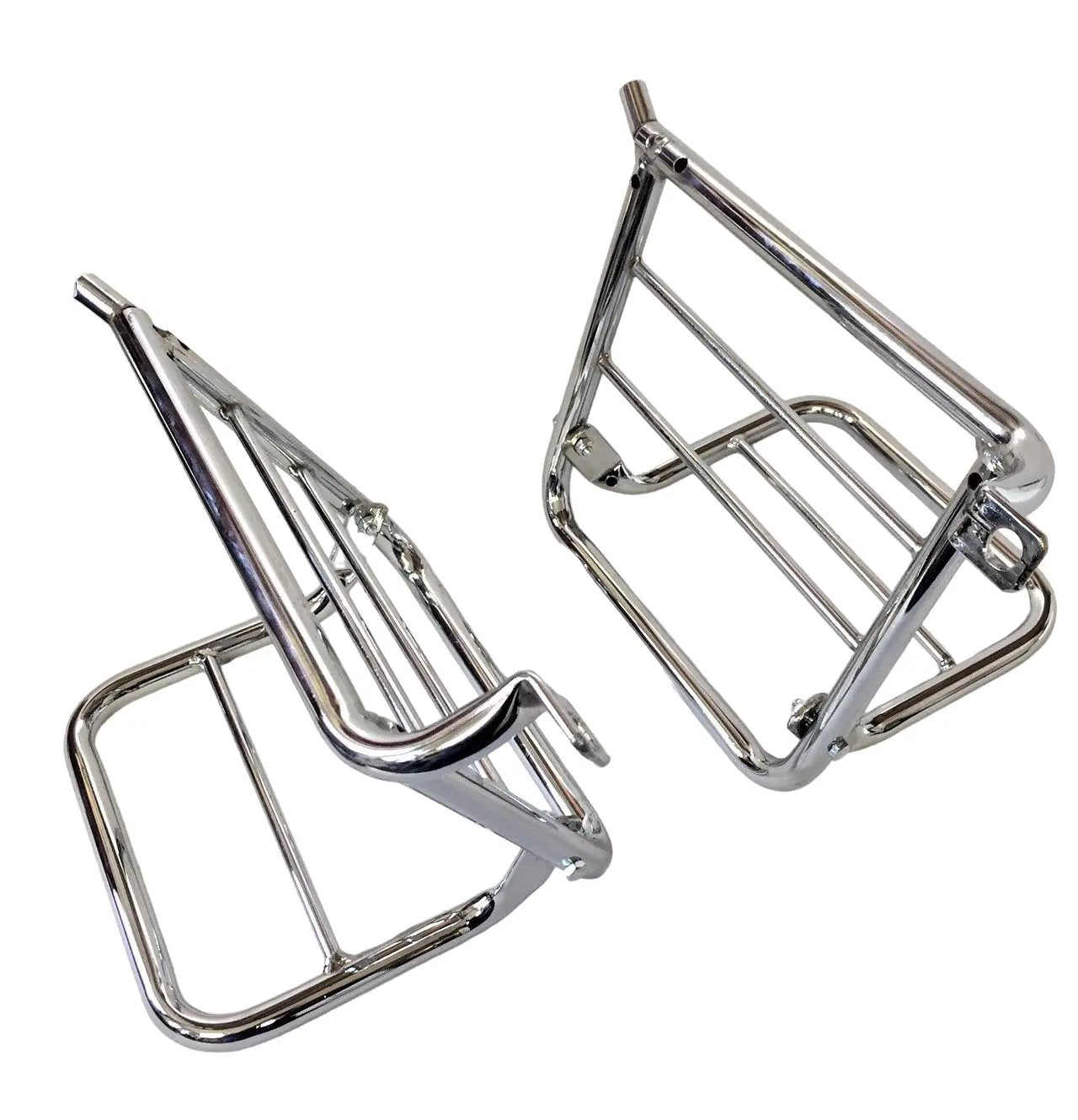 YAMAHA YBR 125 pannier racks chrome coated 2005-2010