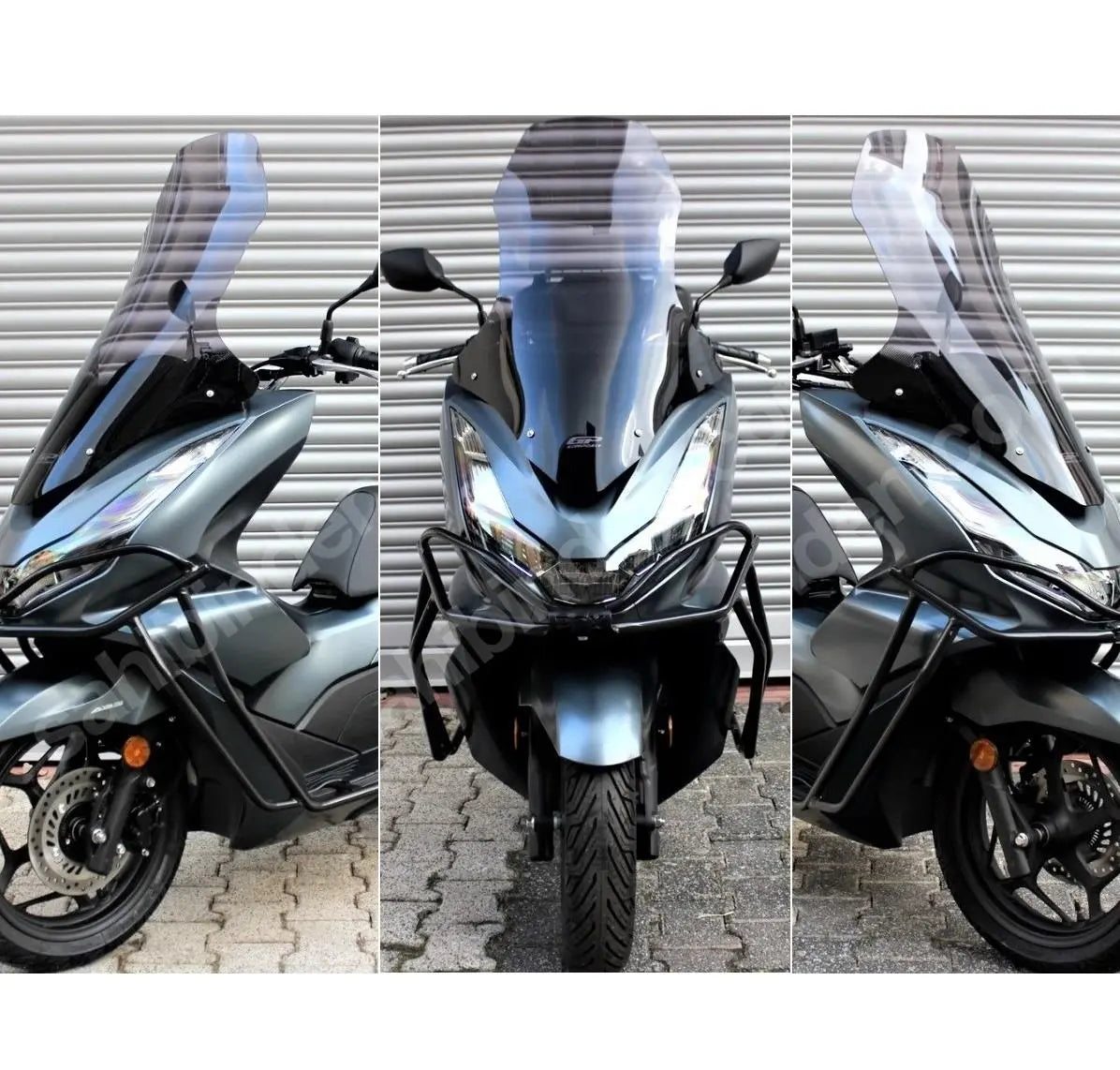 pcx１２５J56 GP Kompozit Windshield Windscreen Smoked For Honda PCX125 / PCX150