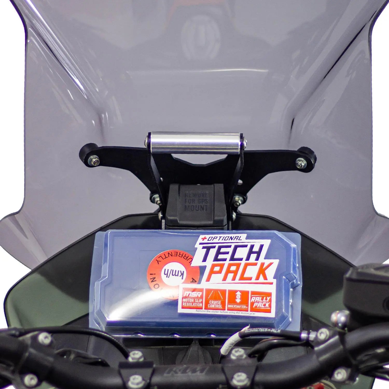 Midimttop Rear Luggage Rack For KTM 390 Adventure (2017-2024) - Black Steel Cargo Carrier Bracket