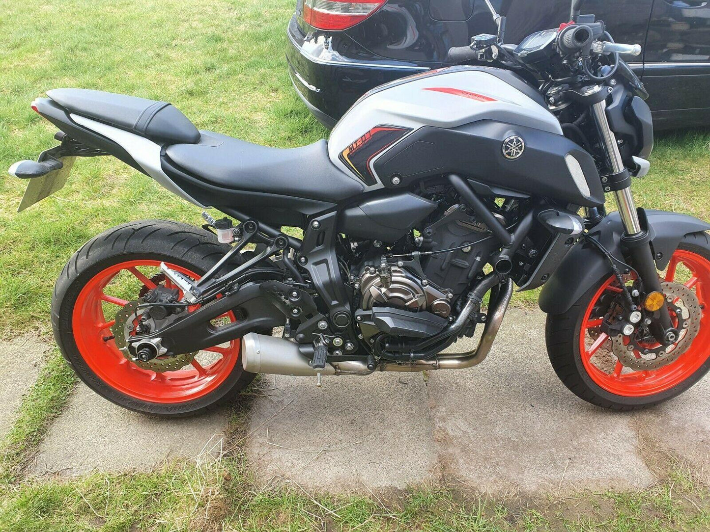 Yamaha MT-07 tank/knee/gas cap pad TRIO LAVA set 2018-2020