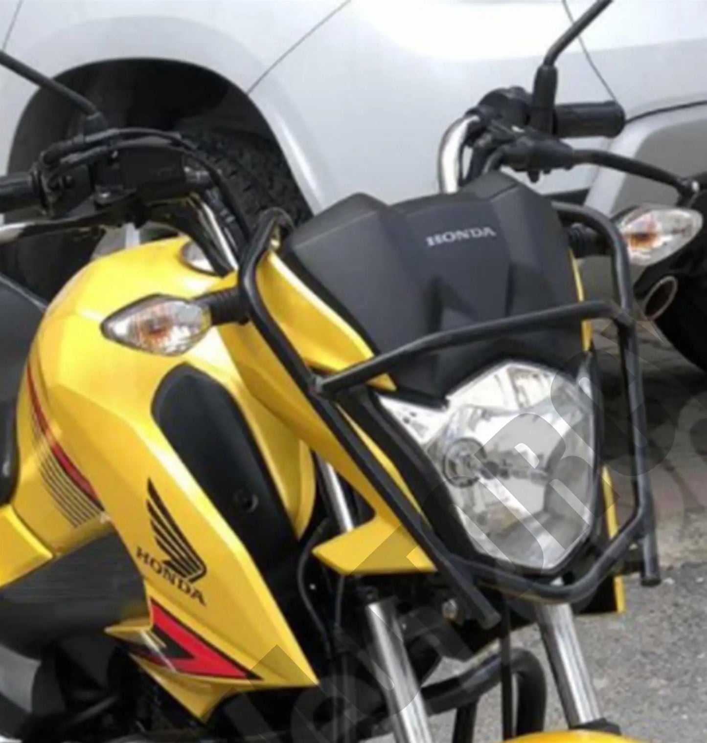 Honda CB125F crash bar + headlight guard pair 15-20 nnier rack set