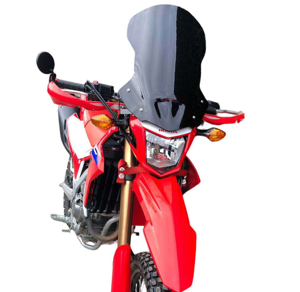 Honda CRF250L dark smoke windscreen 48 CM