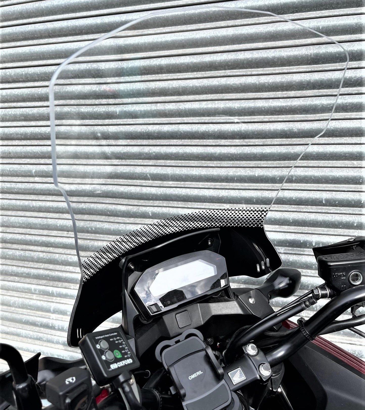 Honda NC750X touring windscreen 165 mm taller clear 16-20