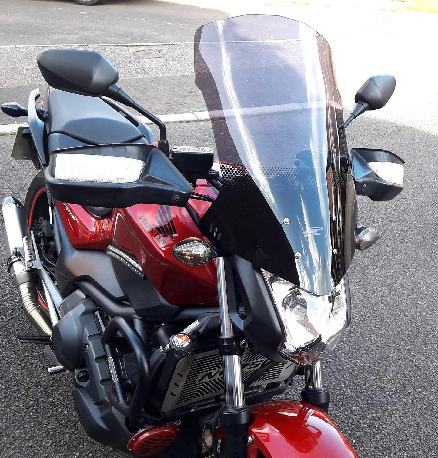 Honda NC750S windscreen NC 700S touring windshield 58 cm smoke 2012-2021