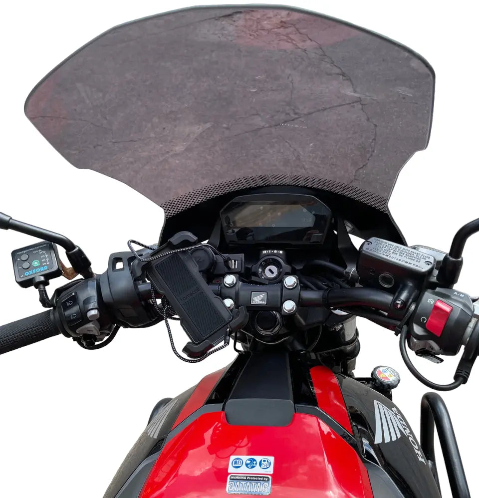 Honda NC750S windscreen NC 700S touring windshield 58 cm smoke 2012-2021
