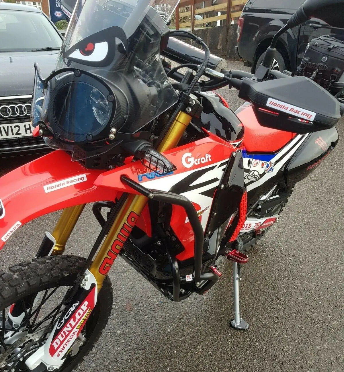 Honda CRF300 Rally Headlight Guard Acrylic Protector 2021-2025