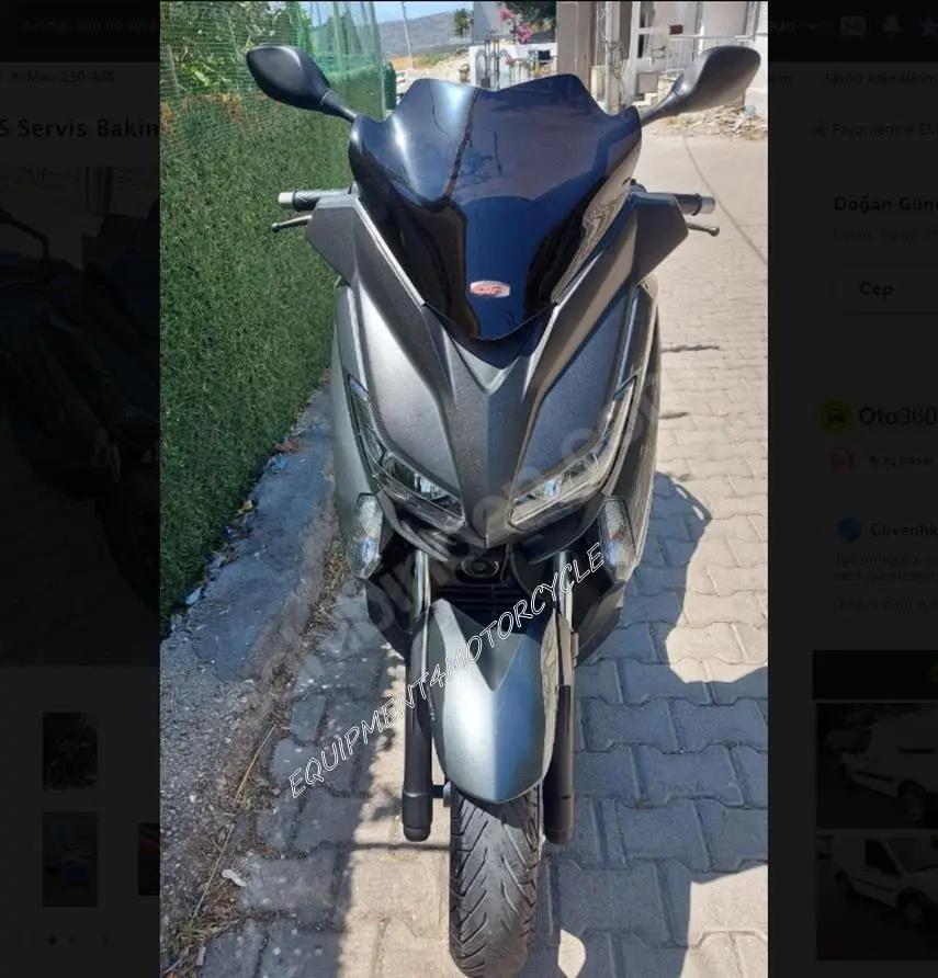 Yamaha X-Max 125/250/400 windscreen 2014-2017 smoke