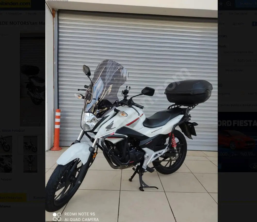 Honda CB125F windscreen Smoke 2015-2020 ONLY