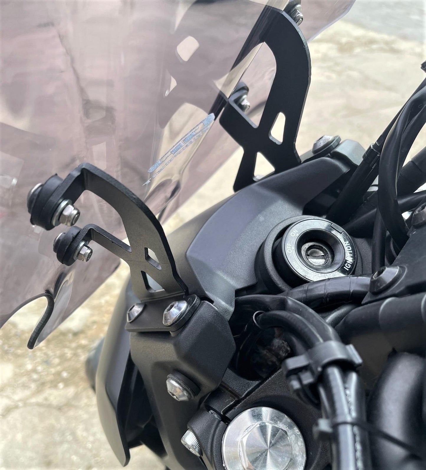 Yamaha MT07 windscreen smoke 42 CM 2018-2020
