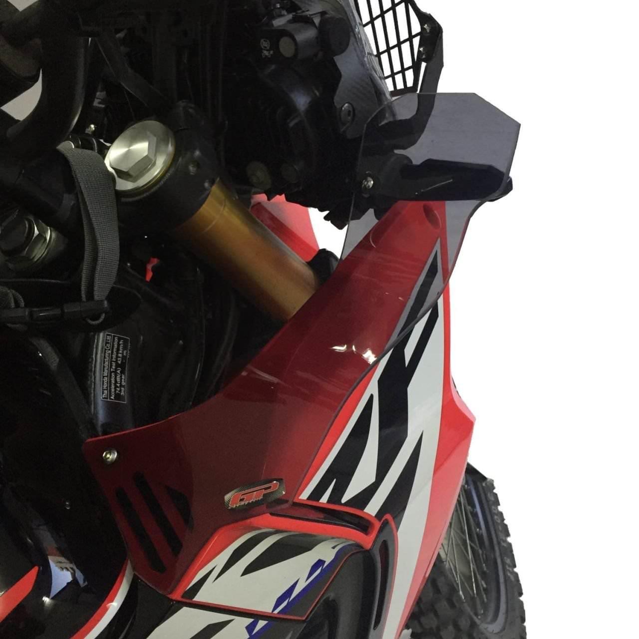 Honda CRF250 Rally Side Wind Deflectors Clear