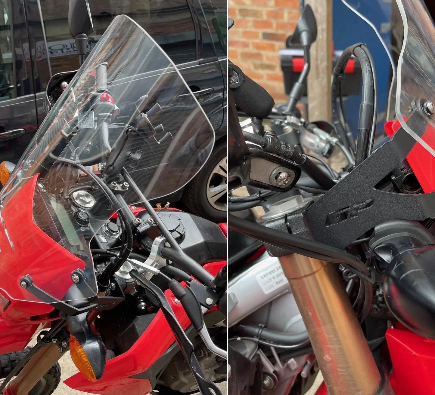 Windscreen for Honda CRF300L/250L 41 cm Clear 2012-2024