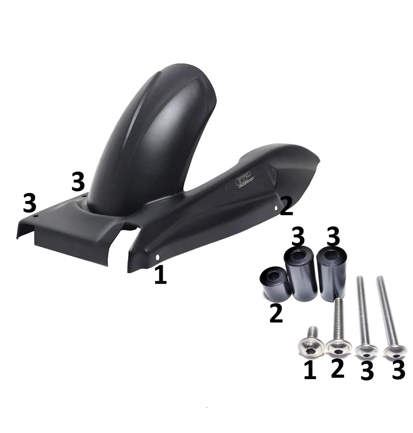 Honda NC750X NC750S NC700X NC700S Hugger rear fender chain guard 12-20