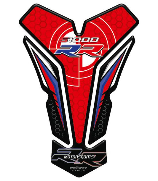 BMW S1000RR red tank pad protection 2010-20