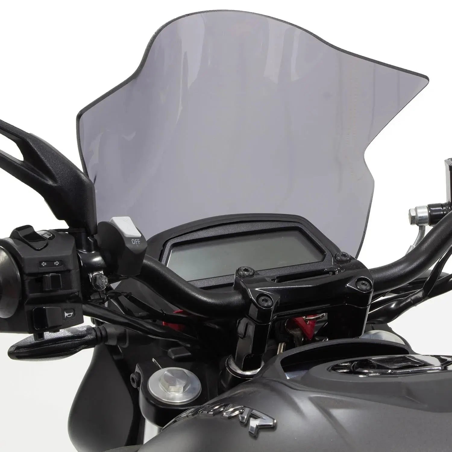 Dominator Rally Windscreen Bajaj Dominar 250/400 windscreen smoke 37 cm 2017-2024