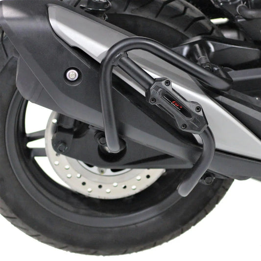 Honda Forza 300/350 exhaust guard+slider protection 2018-2024