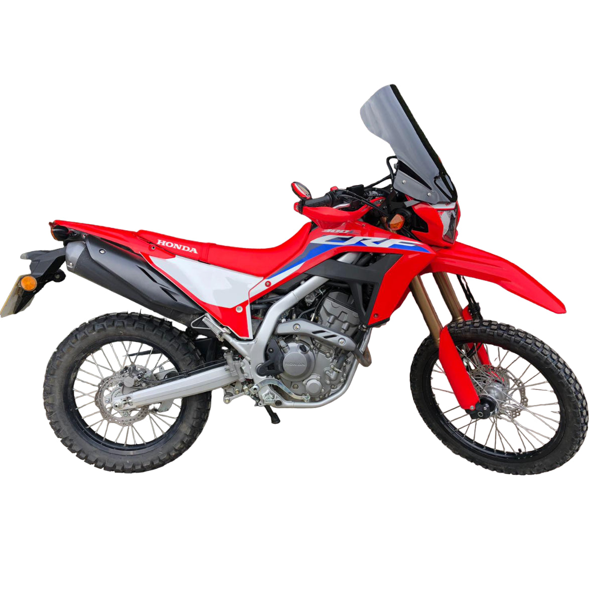 Honda CRF250L dark smoke windscreen 48 CM