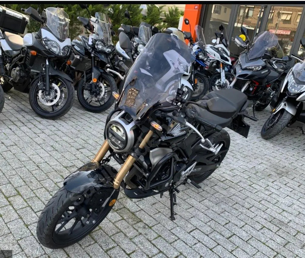 Honda CB300R touring smoke windscreen 49 cm 18-22