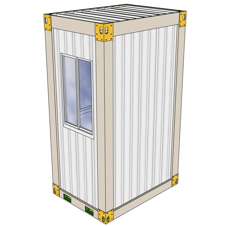 Portable Kiosk Cabin Booth Security Ticket Hut Gate House FREE SHIPPING*