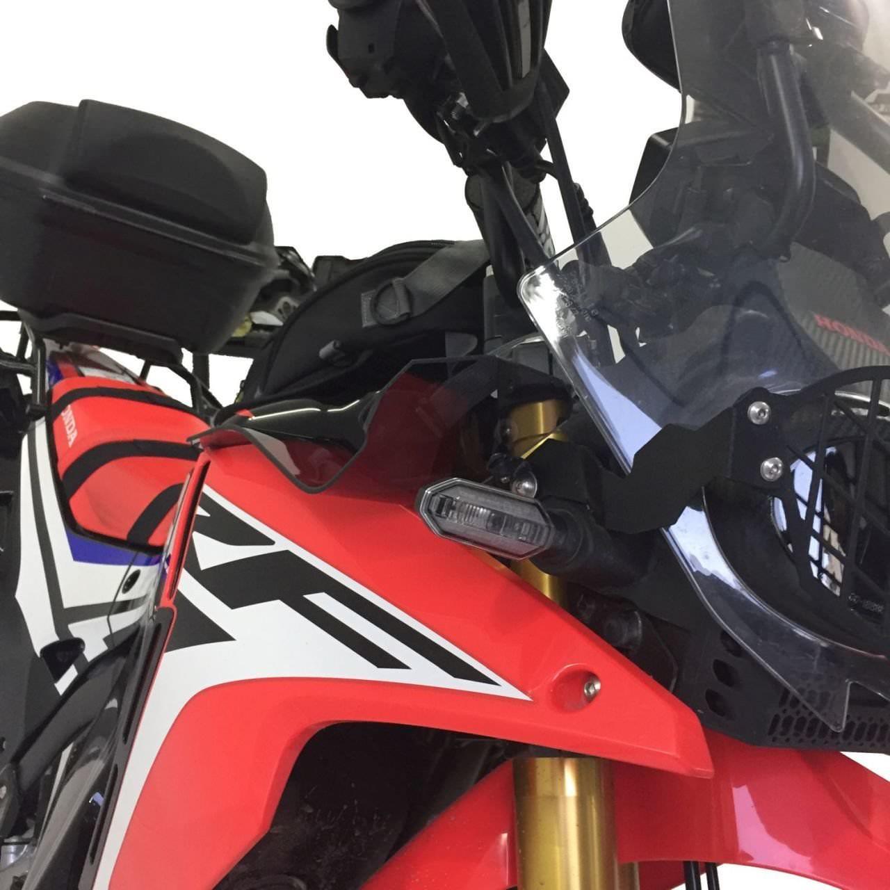 Honda CRF250 Rally Side Wind Deflectors Clear