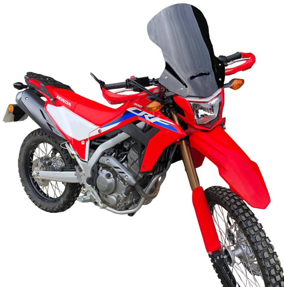 Honda CRF250L dark smoke windscreen 48 CM