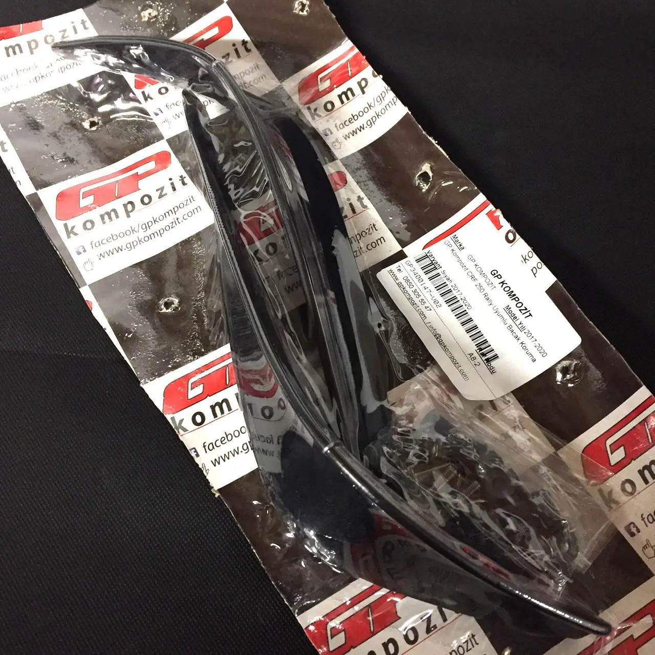 Honda CRF250 Rally Leg Guards Wind Deflectors Dark Smoke 2017-2020