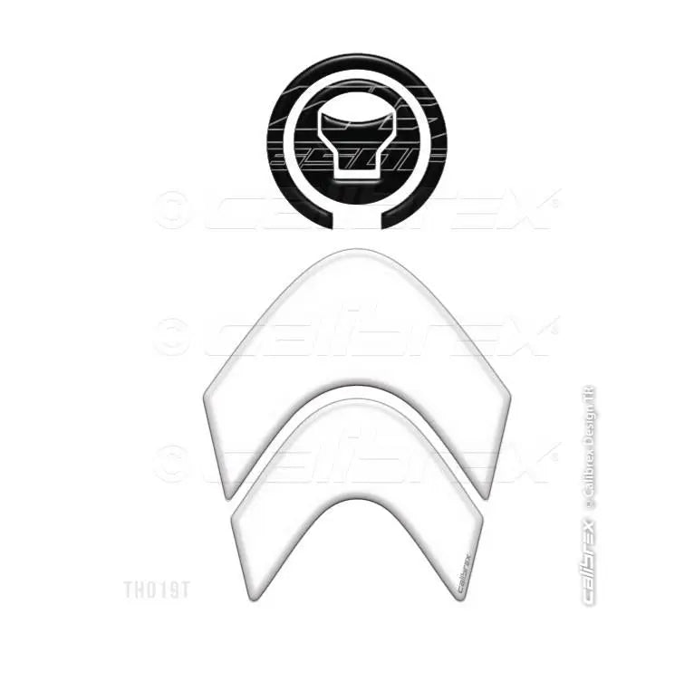 HONDA CB650F TANK PAD + FUEL CAP PAD SET TRANSPARENT 2014-2019