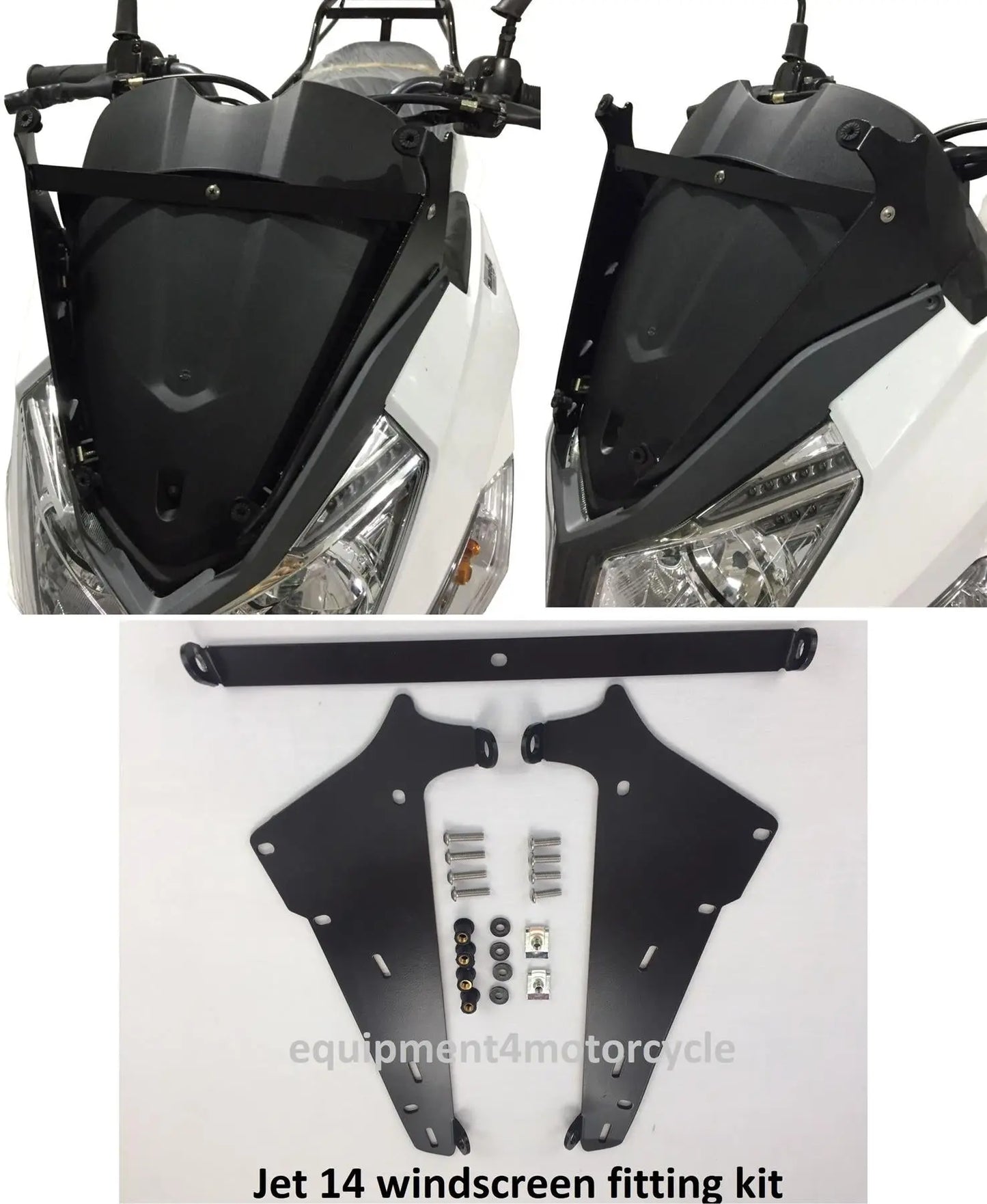 SYM Jet 14 windscreen 50/125/200 Jet14 2017-2024 clear