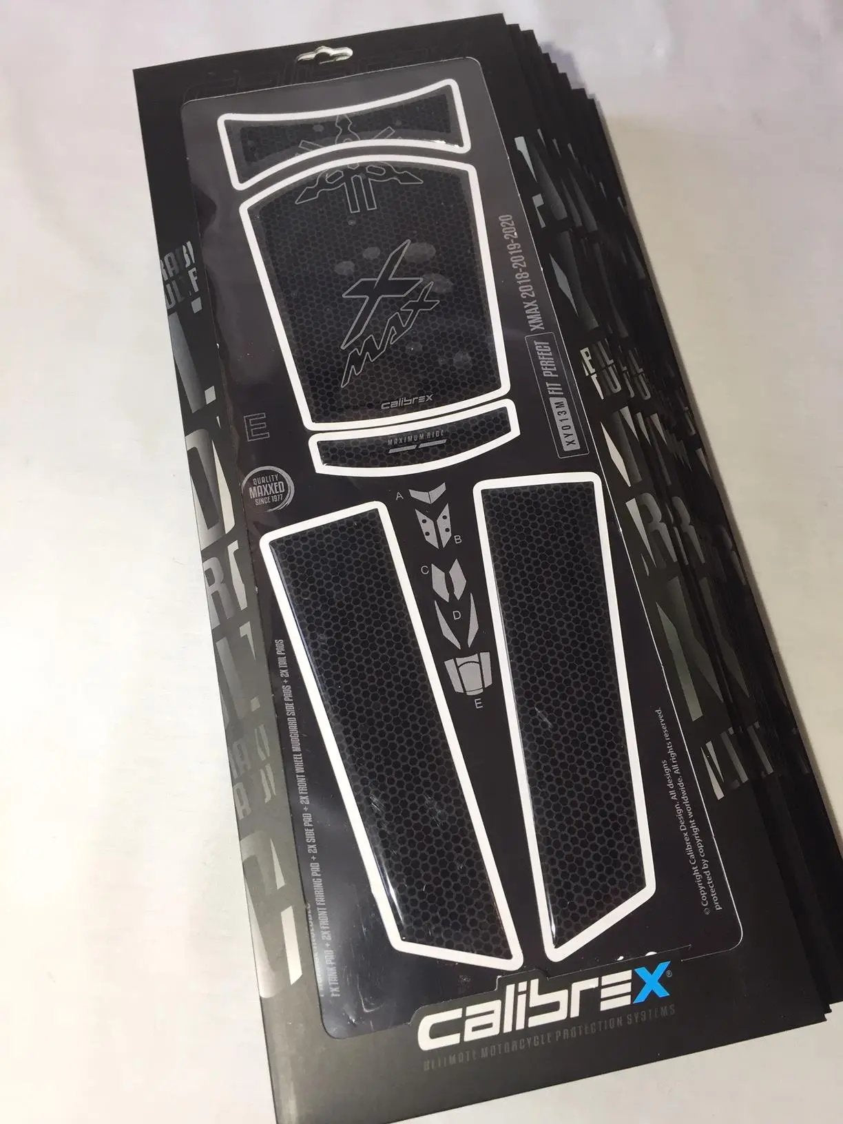 YAMAHA X-MAX FAIRING PROTECTIONS BLACK 3-D SET 2018-2022