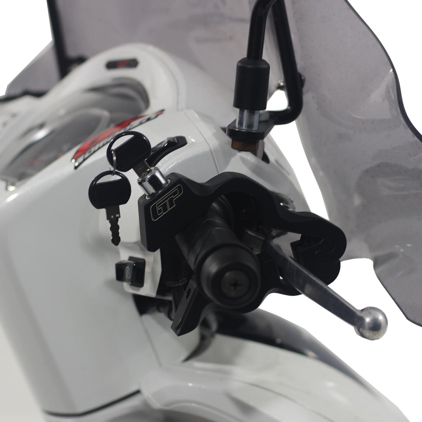 Universal front brake lever lock CNC on handlebar to bleed brakes/stop bike