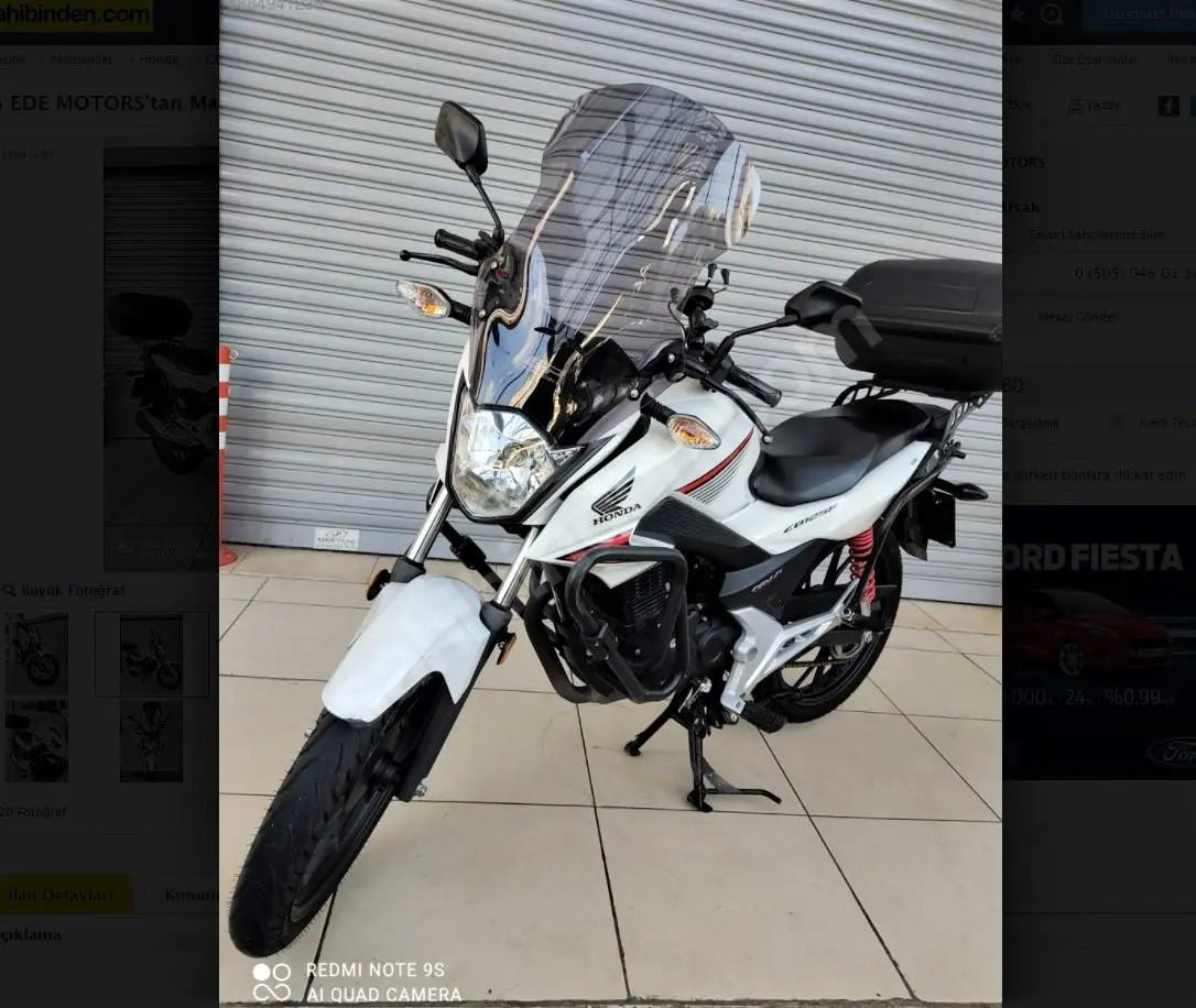 Honda CB125F windscreen 56 cm Compatible Between 2015-2020 ONLY