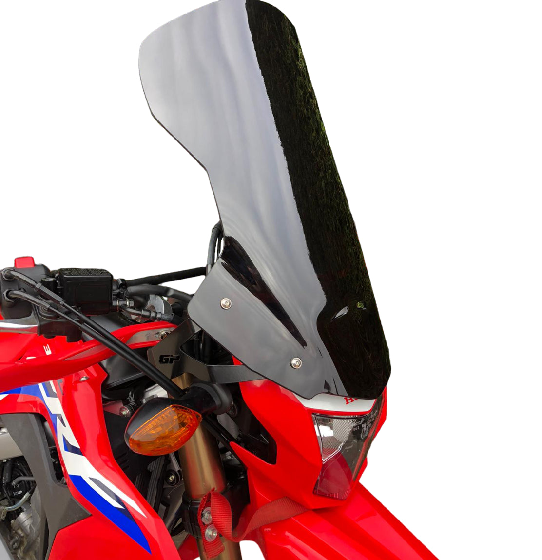 Honda CRF250L dark smoke windscreen 48 CM