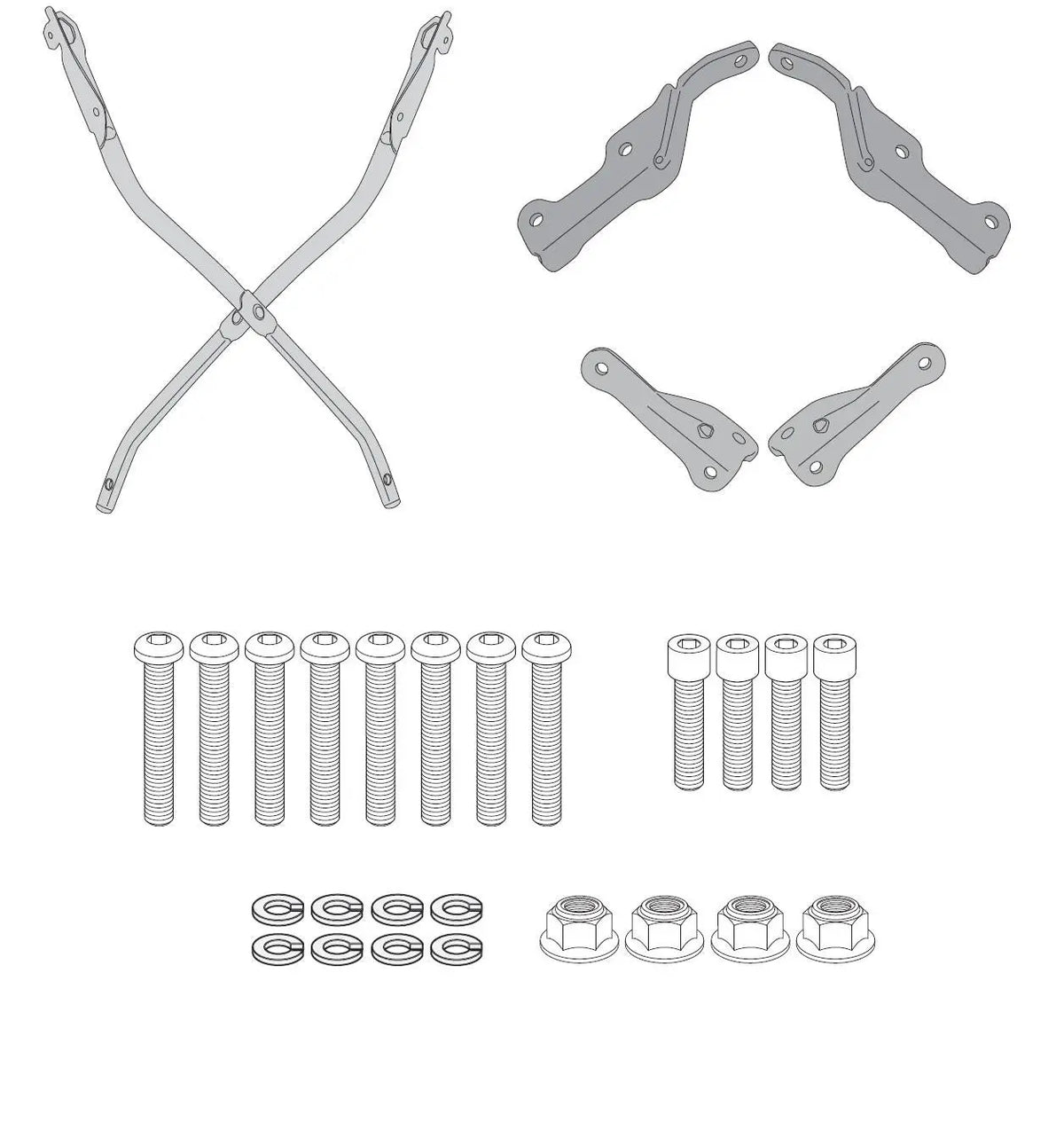 Honda CB650R rear rack with plate compatible 2019-20 only
