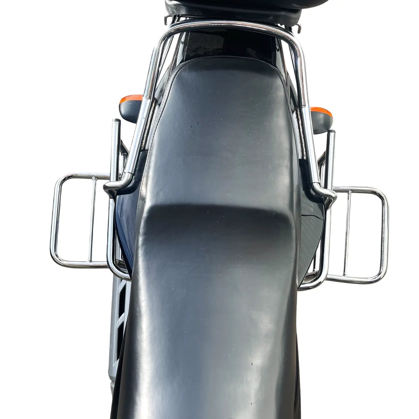 Yamaha YBR125 pannier racks 2011-2017 chrome-coated