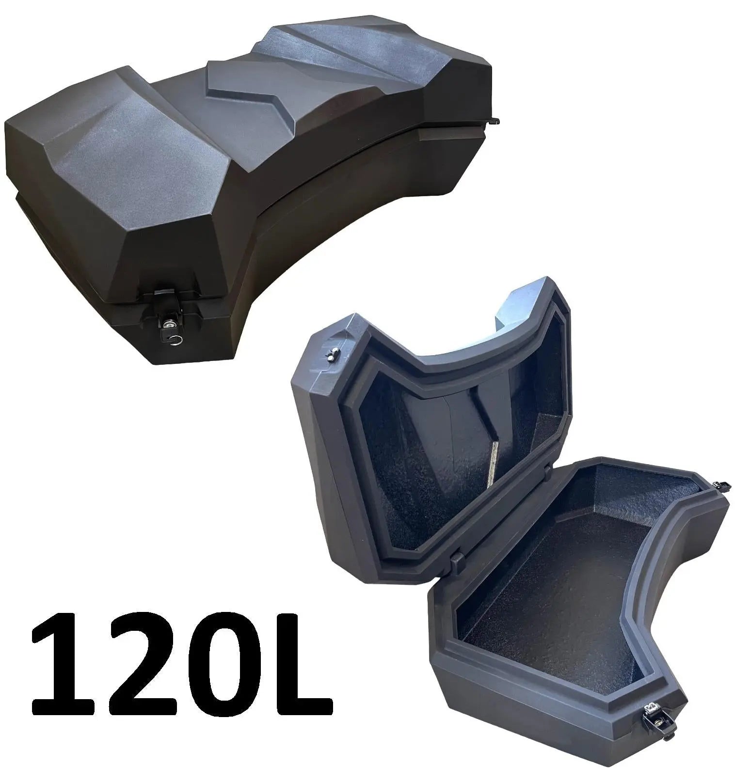 QUAD ATV CARGO BOXES' REAR AND FRONT TRUNKS PAIR X2 BOX