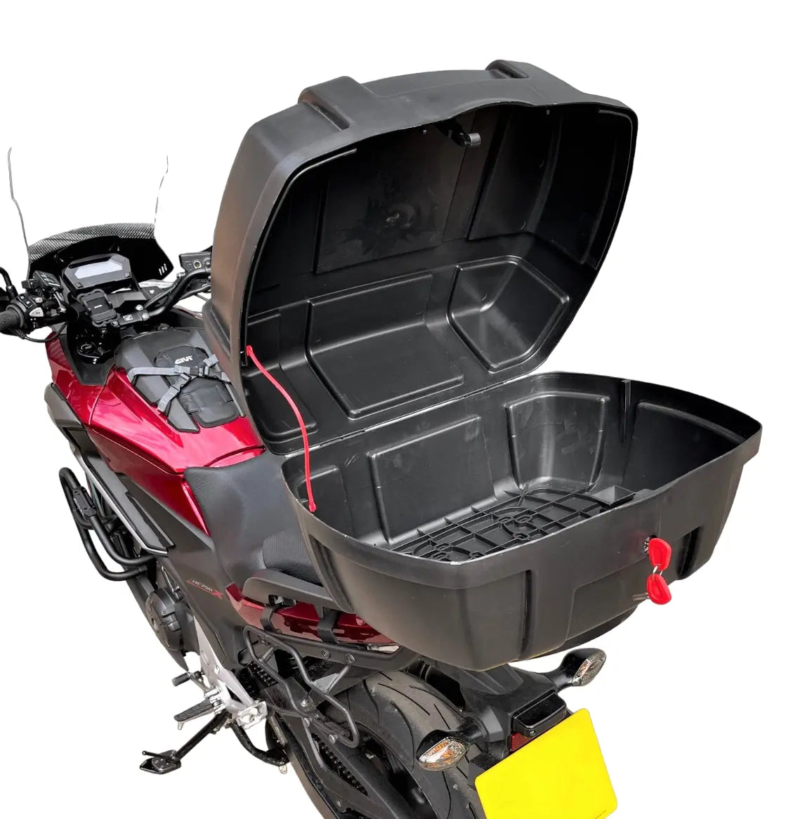 Topbox for motorcycle 52 LT universal DIRECT INSTALLATION WITHOUT FITTING PLATE