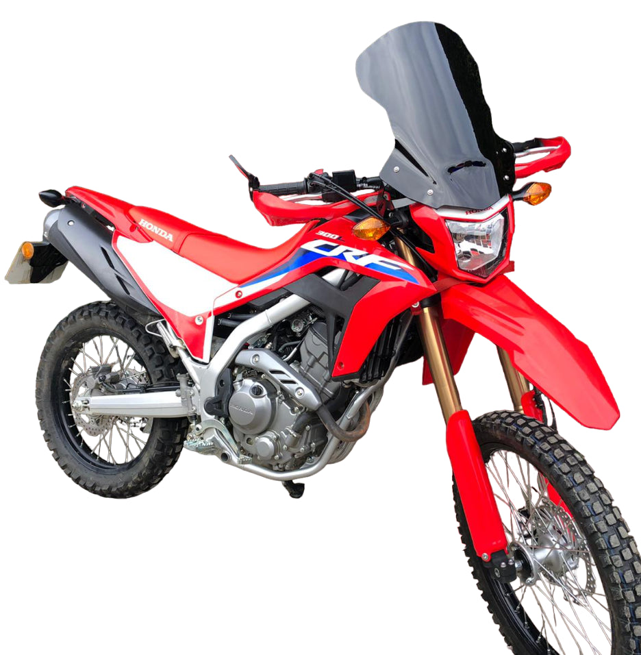 Honda CRF250L dark smoke windscreen 48 CM