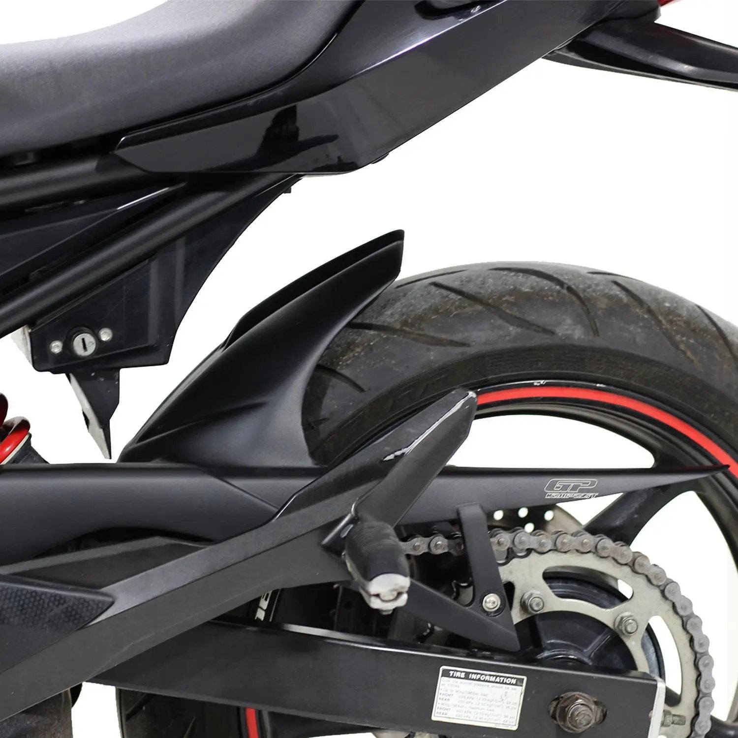 Yamaha XJ6 Rear Fender Hugger Chain Mud Guard 2009-2015