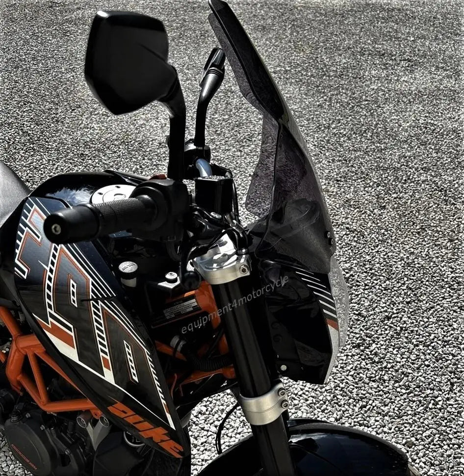 Windscreen for KTM Duke 125/200/250/390 dark smoke 2011-2016