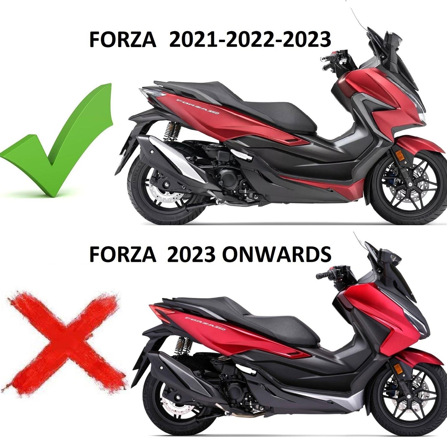 Honda Forza125 rear rack Forza 125 rear carrier 2021-2022-2023 ONLY