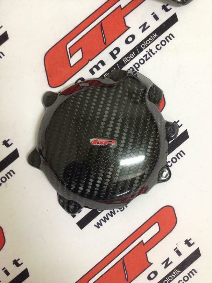 Kawasaki ZX10R engine cover protector 2011 ON carbon fiber