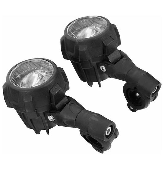 Universal Motorcycle Fog Light Pair LED Spotlights X2