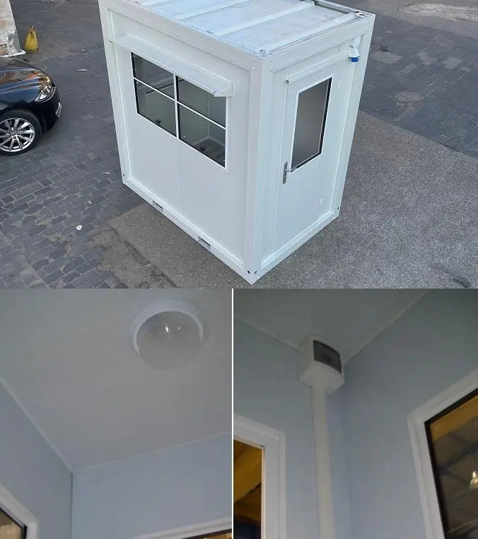 Kiosk Ticket Booth Security Portable Cabin Modular Gate House Carpark Hut