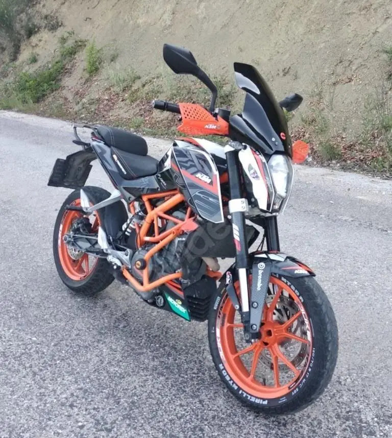 Windscreen for KTM Duke 125/200/250/390 dark smoke 2011-2016