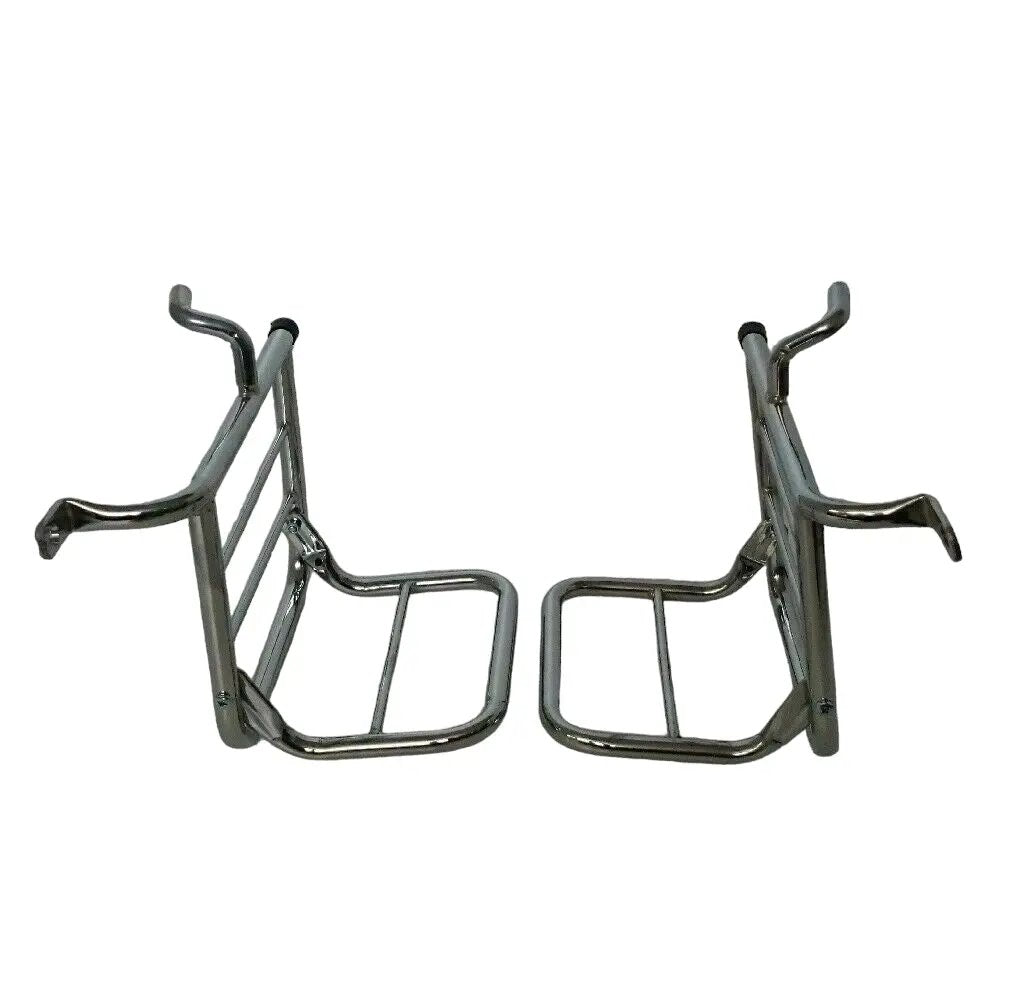 Yamaha YBR 125 pannier racks 2011-2017 chrome-coated