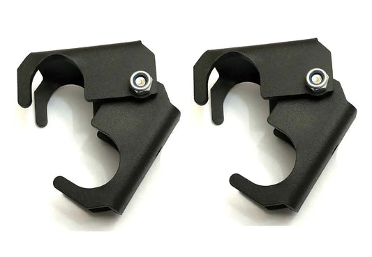 Universal motorcycle fog light mounting bracket pair for 22mm bars
