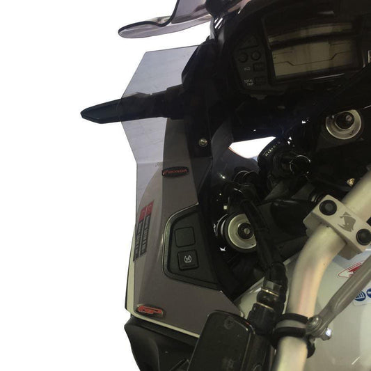 Honda VFR 1200X Crosstourer smoke side wind deflector pair set 12-15
